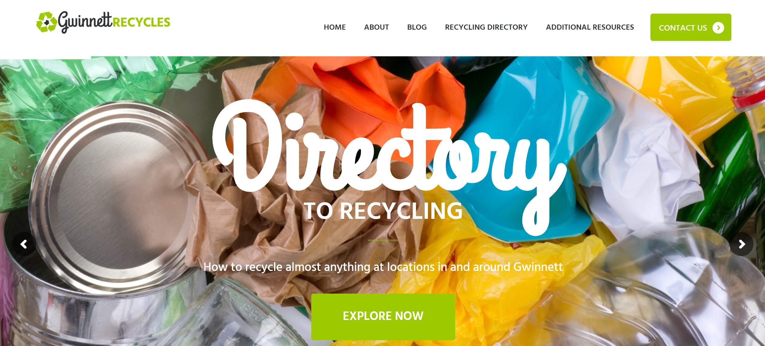 Gwinnett Recycles Website